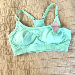 Nursing sports bra